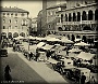 Primi del 1900 circa automobili in Piazza Frutta (Daniele Zorzi)